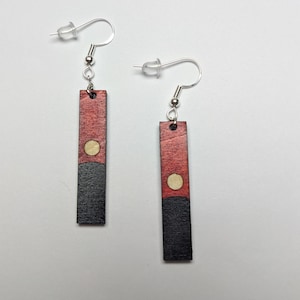 Hanafuda Sunset Earrings