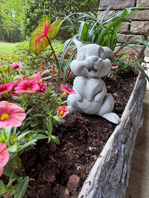 THUMPER Garden Statue Decor Flower Disney Bambi Gift Epcot