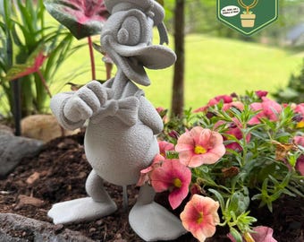 DONALD DUK Epcot Exklusiv1993 35cm 帽子なし Donald Duck Garden Statue Decor Flower Disney Gift Epcot Festival