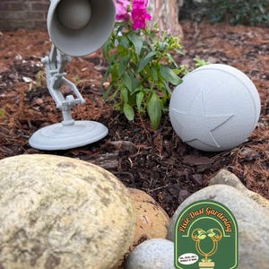 Pixar Ball Garden Statue Decor Flower Magic Characters Disney floral unique gift Modern outdoor  Hidden Mickey Pixie Dust Parks