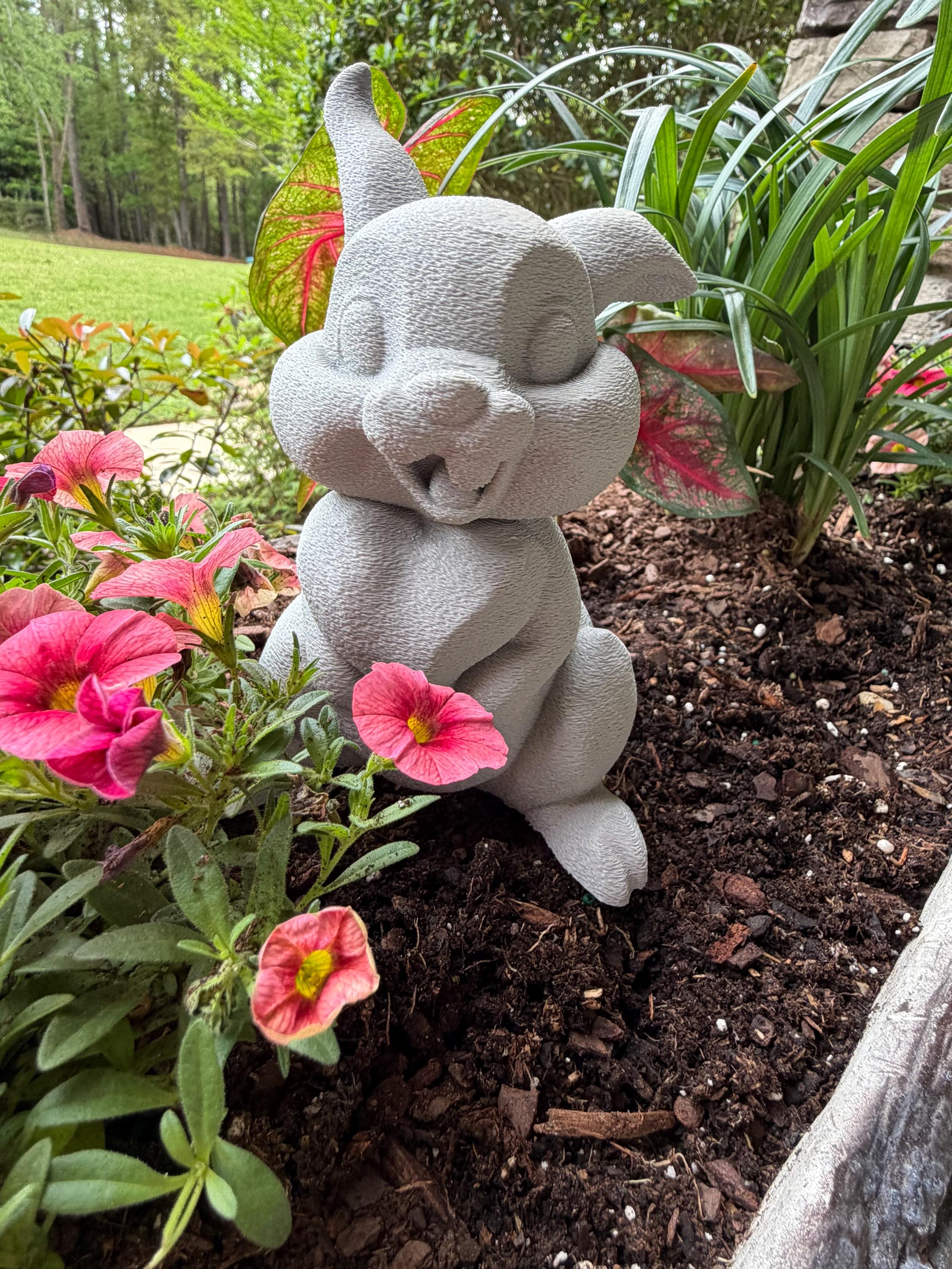 THUMPER Garden Statue Decor Flower Disney Bambi Gift Epcot