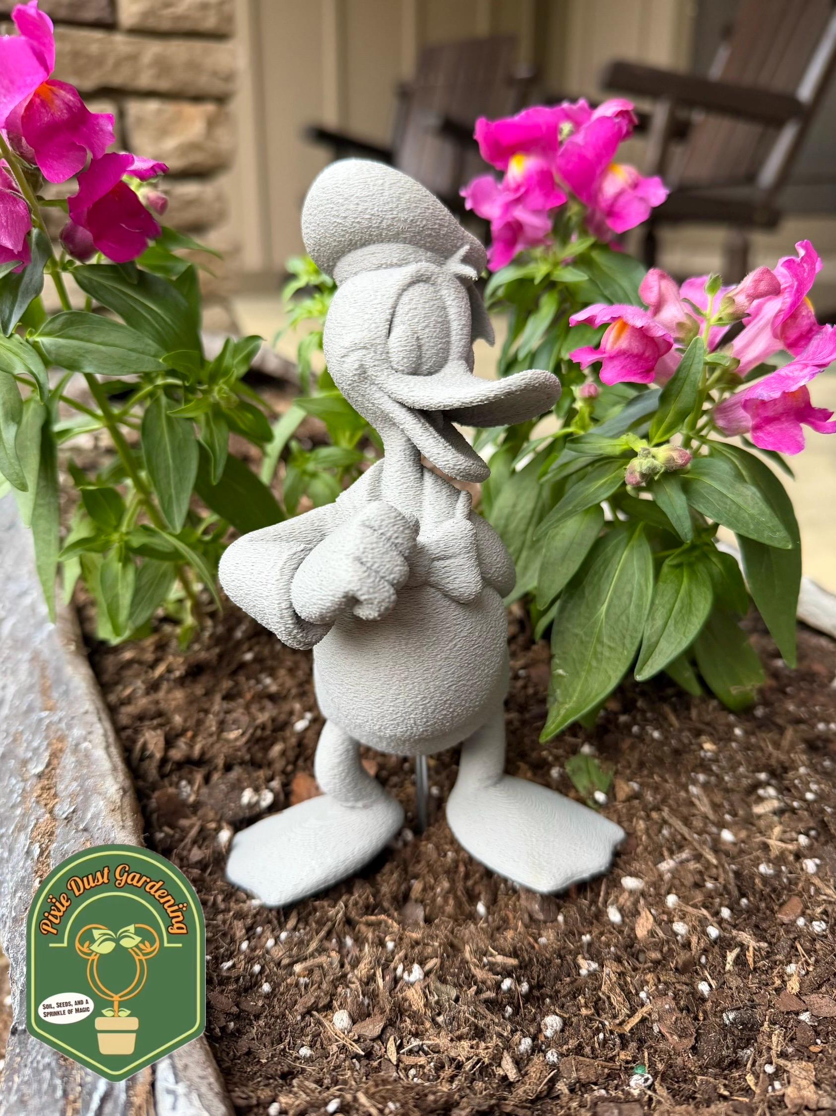 Donald Duck Garden Statue Decor Flower Disney Gift Epcot Festival