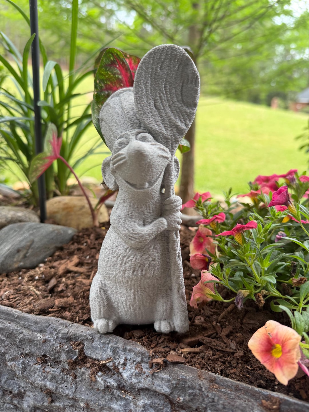 Remy Garden Statue Decor Flower Disney gift epcot festival home outdoor Yard Ornament house ratatouille herb