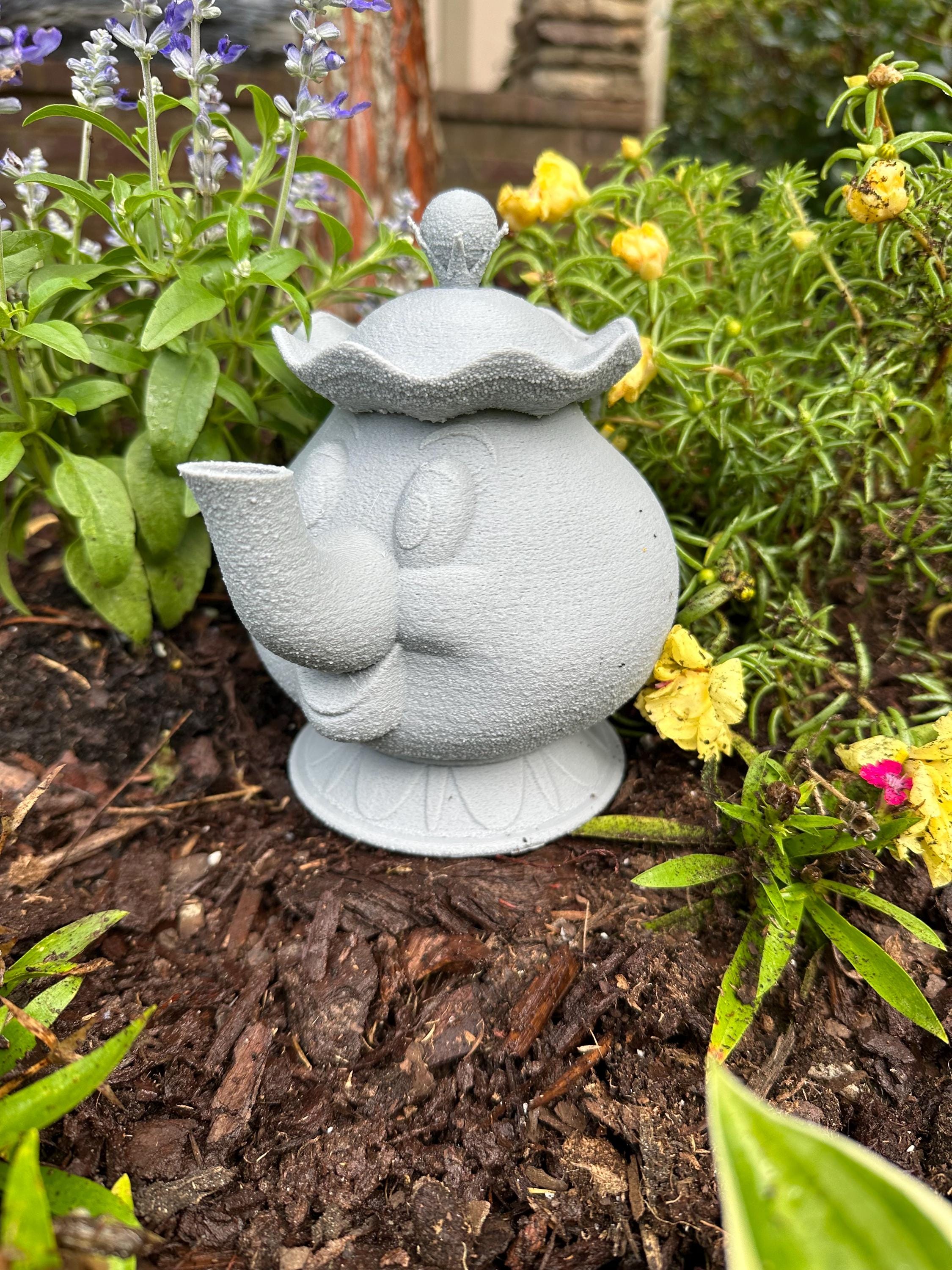 Mrs Potts Garden Statue Decor Flower Beauty and the Beast Planter ...