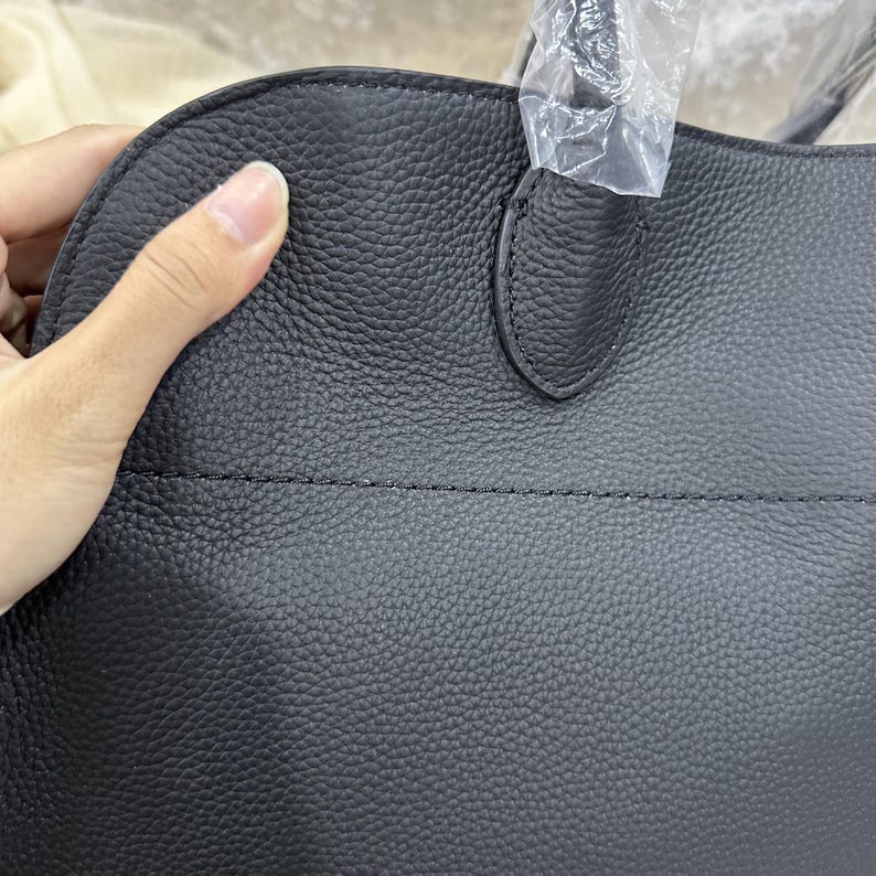 Leather Tote Bag, Suede Leather Shoulder Bag, Women's Top Handle Bag, Large Commuter Bag, Women's Handbag image 12