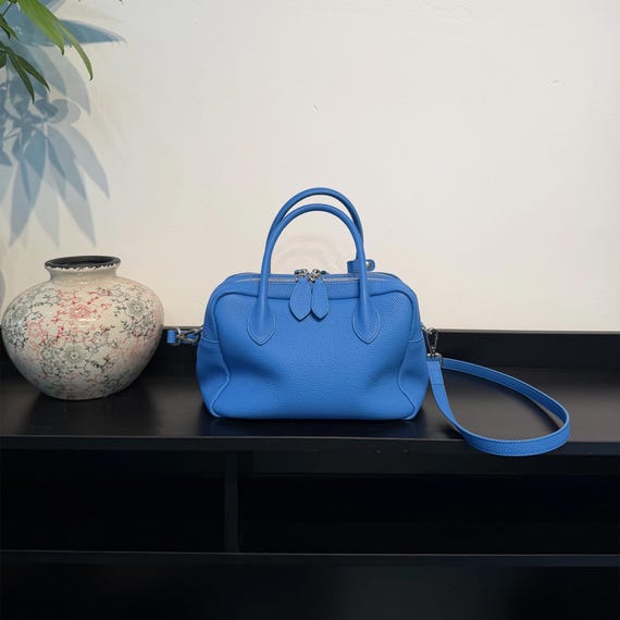 Leather Top Handle Bag, Leather Crossbody Bag, Niche Design Women's Handbag, Minimalist Leather Bag