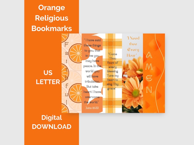 Religious Bookmarks Printable Religious Bookmarks Orange Religious Religious Bookmarks Printable Religious Bookmarks Orange Religious