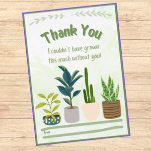 Titolare della carta regalo di apprezzamento per gli insegnanti, regalo stampabile per gli insegnanti, settimana di apprezzamento degli insegnanti