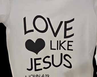 love Like Jesus T-Shirt for Kids