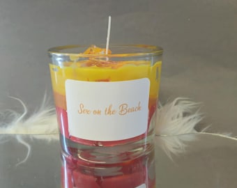 Iced Sex on the Beach candle handmade