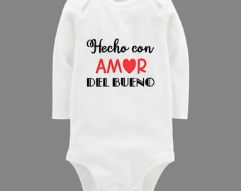 Baby body Hecho con amor del bueno