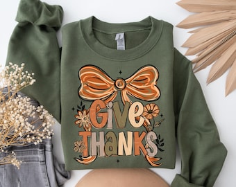 Thankful Sweatshirt, Thankful Lover Sweater, Hello Thanksgiving Sweatshirt, Women Thankful Sweatshirt, Women Gift For Thanksgiving