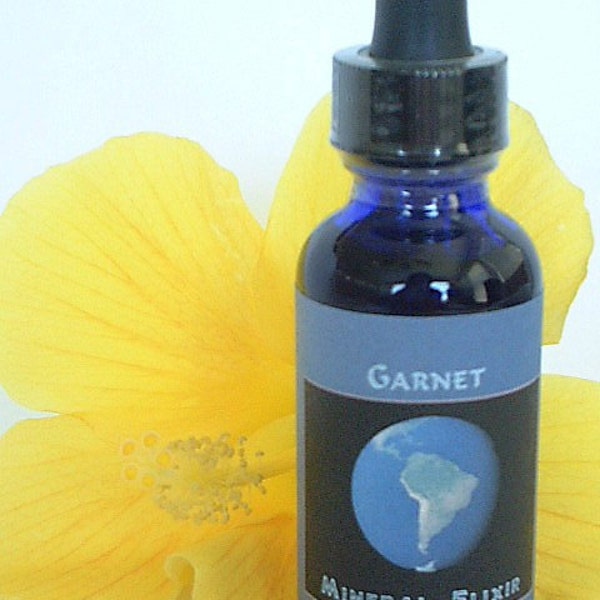 GARNET Gem Mineral Elixir - Stone of Health