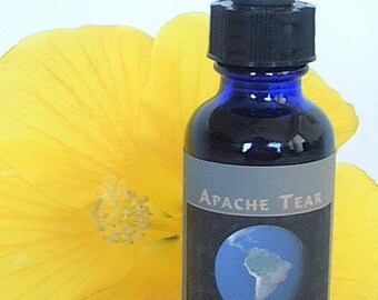 APACHE TEAR Gem Mineral Elixir - Stone of Comfort in Time of Grief