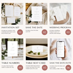 Wedding Invitation Set Budget Friendly Invites Instant Download Templates Modern Stationery Coordinated Paper Suite Time Saving Wedding Templates Sophisticated Design