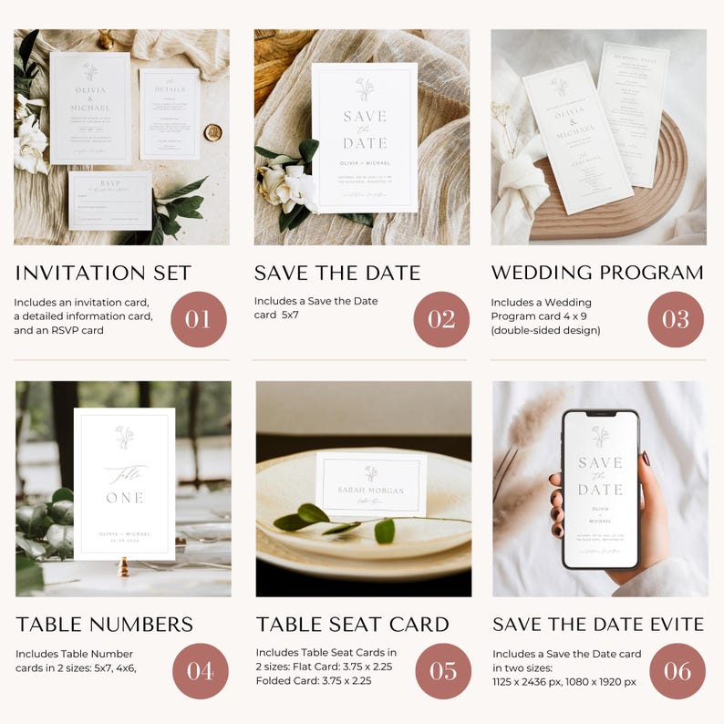 Wedding Invitation Set Budget Friendly Invites Instant Download Templates Modern Stationery Coordinated Paper Suite Time Saving Wedding Templates Sophisticated Design