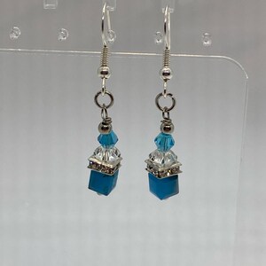 Glass bead drop earrings, sparkle earrings, gifts for her, Birthday, Mother’s Day, friend gift