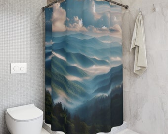 Rideau de douche en polyester