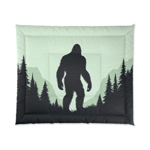 Sasquatch Silhouette Comforter