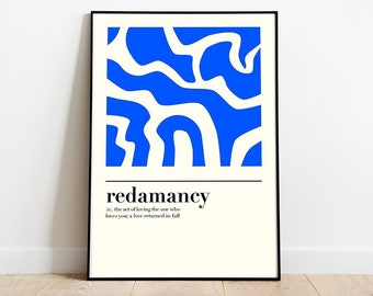 Designposter - Poster - Print - Kunstwerk - Redamancy - DIN B2 (50 x 70 cm)