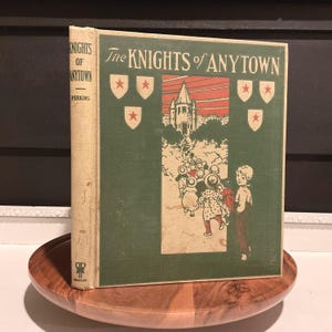 Antique school book, 1923, The Knights of Anytown, religious school book