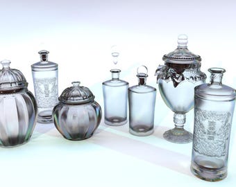 Bottles and Candy Jars for Dollhouses