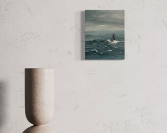 Handmade Oil Painting - Ocean Waves 8x10 inch
