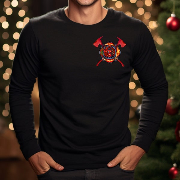 LONG SLEEVE FITTED TOP WILD FIRE