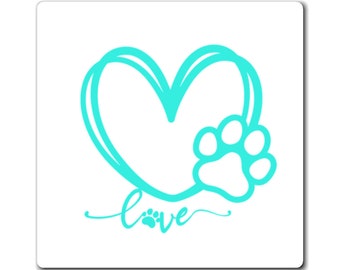 Dog Lover-magneet Love Dogs Heart Love My Dog-magneet Dog Rescue
