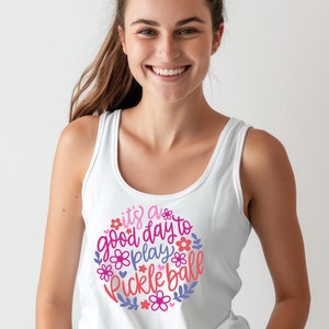 Fun Pickleball Tank Womens Tank Good Day for Pickleball Gift Play Pickleball tank Women&#39;s funny tank