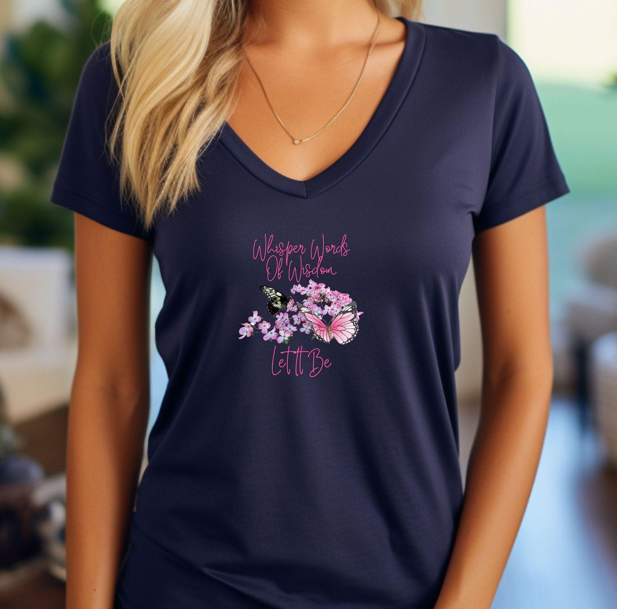 Whisper Words of Wisdom Let It Be Butterfly Shirt - Etsy Canada