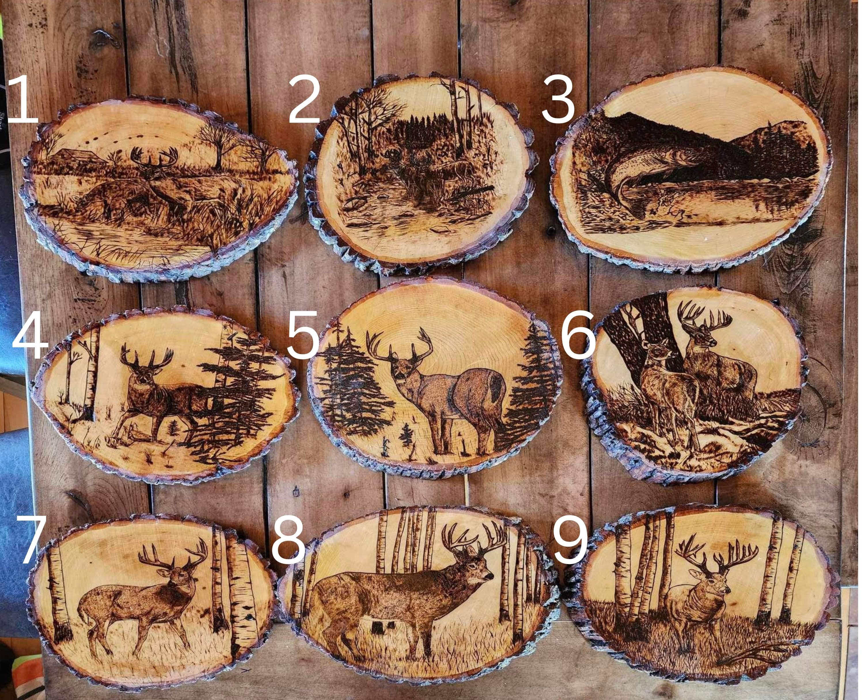 Woodburn deer art - Etsy México, image size:2997x2430