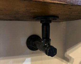 industrial pipe shelf bracket