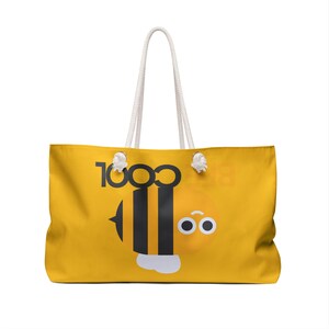Cheerful Yellow Weekender Tote - Instant Summer Vibe - DipaliZ main image 0