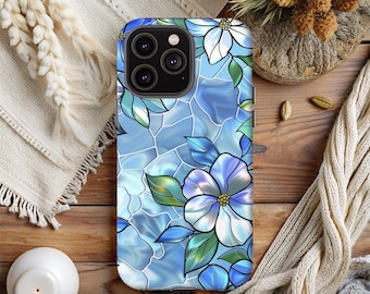 Stained Glass Phone Case | iPhone | Samsung | Google | Tough Phone Case | Compatible with wireless charging