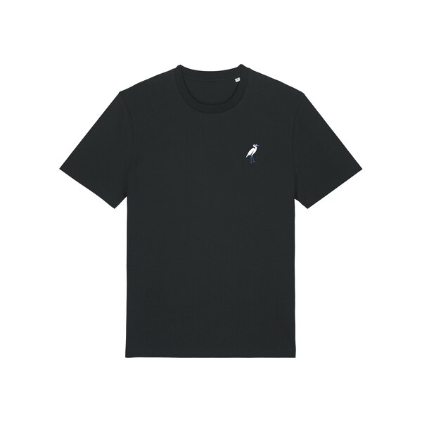 T-Shirt Eco Unisex Ricamata - Sagi (Airone)