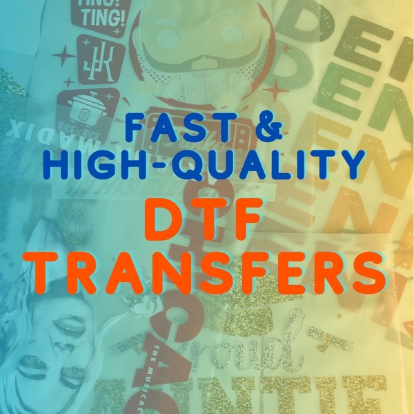 Premium DTF Transfer for Vibrant T-Shirt Prints | Custom Design Transfers | High-Quality Heat Transfer Vinyl | Fast Turnaround | Best Prices