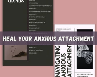 Heal your anxious attachment style | work on secure relationships | e-book | guide to secure relationships