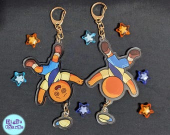 PEAK Falling Scout Acryl Schlüsselbund | Gamer Geschenke