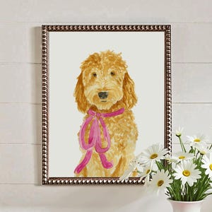 Goldendoodle Art Print, Goldendoodle Art, Goldendoodle Portrait, Goldendoodle Print, Labradoodle Art Print, Labradoodle Art, Dog Art Print