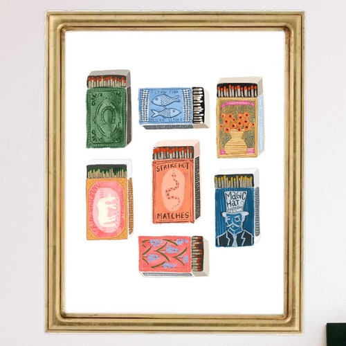 Matchboxes Art Print main image 0