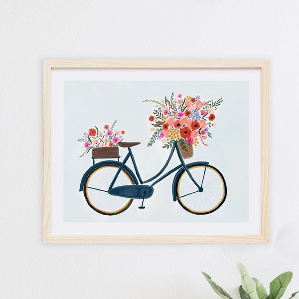 Bicycle Art Print - Etsy