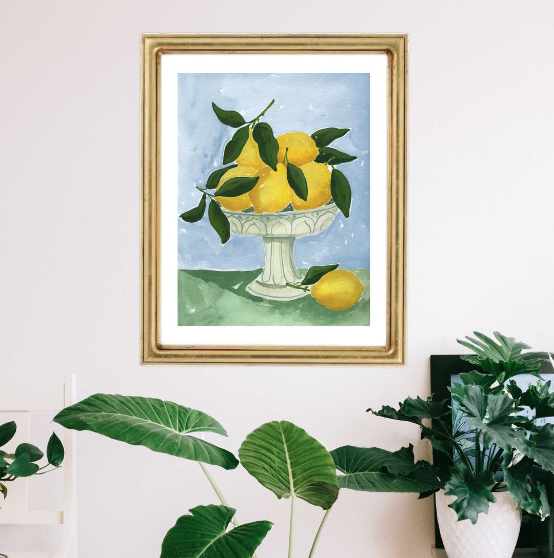 Citrus + Leafy Botanicals Meditative Art Paint by Numbers Set of 2