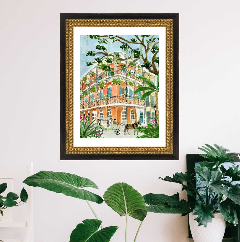 New Orleans Art Print New Orleans Wall Decor NOLA Art Etsy
