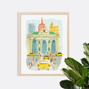 Grand Central Station Art Print - NYC Travel Poster Wall Art