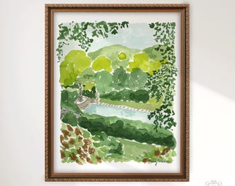 Cheekwood Gardens, Cheekwood Gardens Art, Botanical Gardens Art, Nashville Art, Botanical Garden Print, Gardener Gift, Gardening Art
