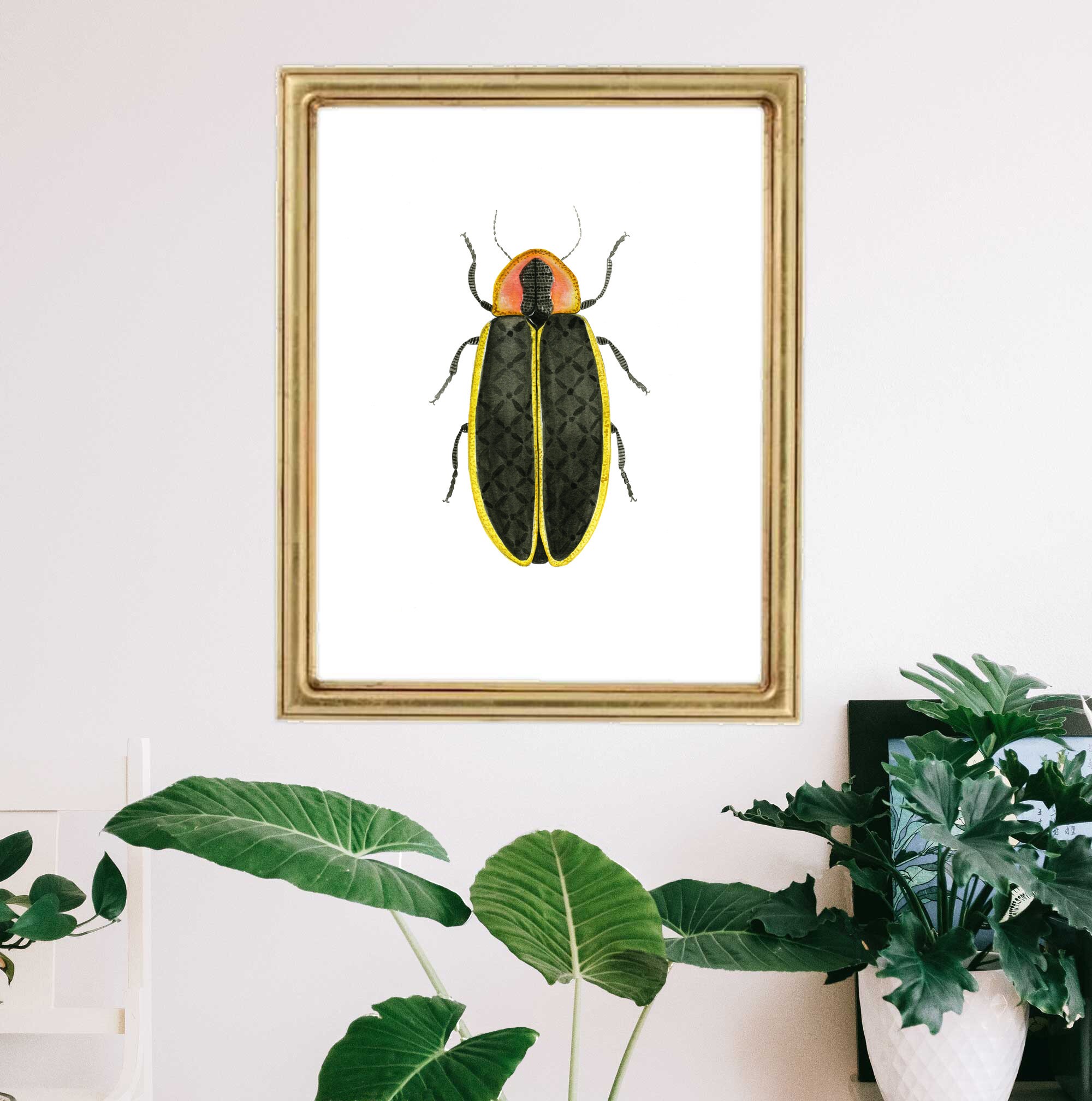 Firefly Insect Posters Firefly Art Print Bug Insect Entomology Lightening Boys Girls Room ...