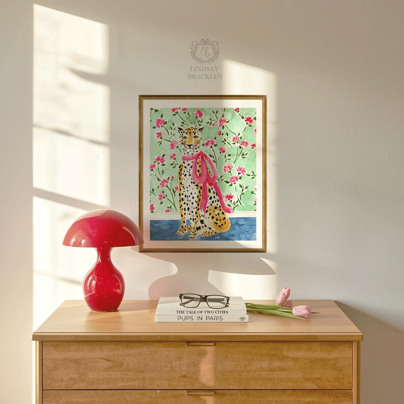 Cheetah Art Print, Leopard Art, Leopard Print, Cheetah Wall Decor, Leopard Art Print, Cheetah Wall Art, Tiger Art, Cheetah Painting bild 5