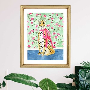 Cheetah Art Print, Leopard Art, Leopard Print, Cheetah Wall Decor, Leopard Art Print, Cheetah Wall Art, Tiger Art, Cheetah Painting bild 9