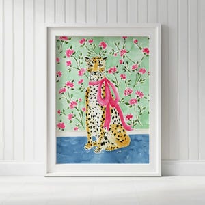 Cheetah Art Print, Leopard Art, Leopard Print, Cheetah Wall Decor, Leopard Art Print, Cheetah Wall Art, Tiger Art, Cheetah Painting bild 2